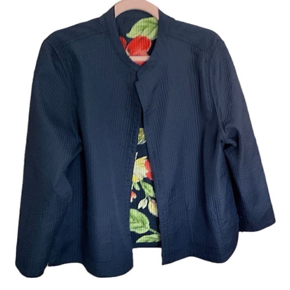 Alfred Dunner Reversible Lightweight Jacket or Top LP - Picture 7 of 9
